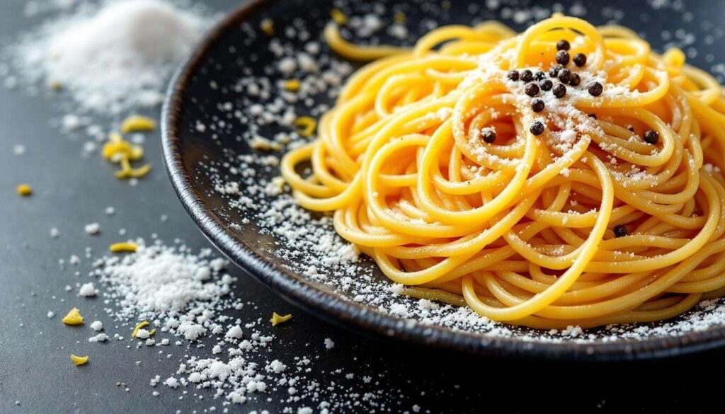 Spaghetti al pepe e limone, e porto il sapore del ristorante a casa con pochi ingredienti