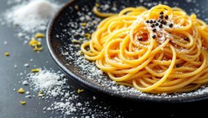 Spaghetti al pepe e limone, e porto il sapore del ristorante a casa con pochi ingredienti