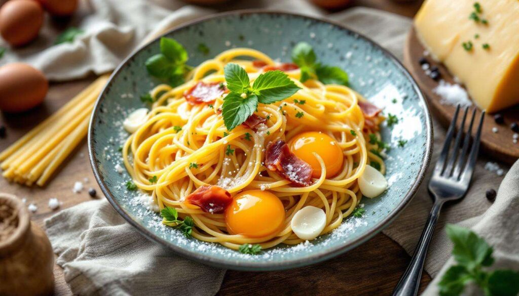 Come ottenere una salsa carbonara cremosa senza usare panna