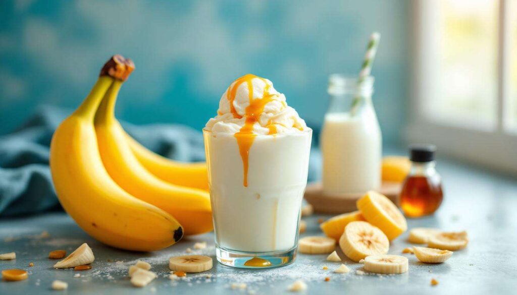 Gelato alla banana fatto in casa: solo frutta e latte, pronto in 3 minuti con il mixer!