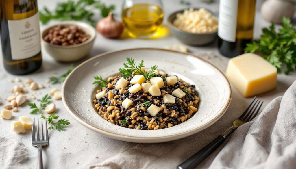 Risotto al nero di seppia: un classico rivisitato per palati esigenti