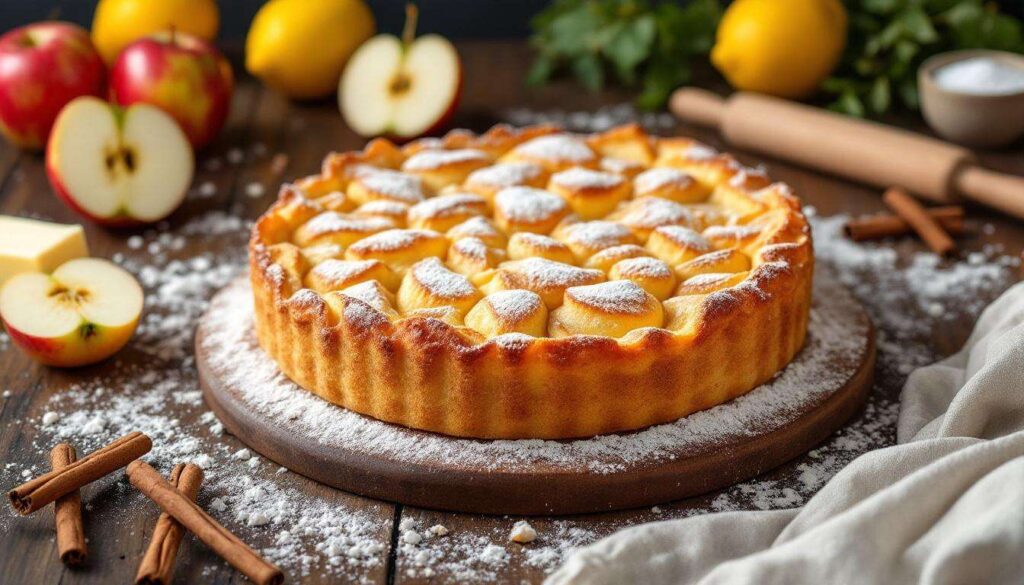 TORTA DI MELE FRIABILE impasto frolloso e piena di mele