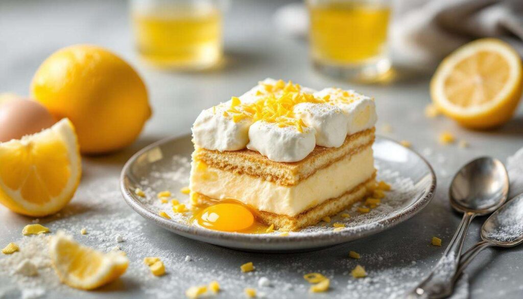 TIRAMISù di PANDORO al LIMONE: dolce veloce al cucchiaio