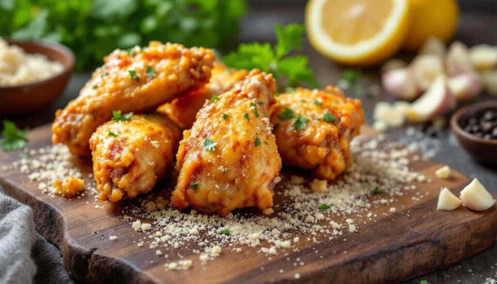 Alette di pollo croccanti al forno: panatura al limone e prezzemolo