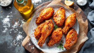 Alette di pollo in friggitrice ad aria: croccanti fuori, morbide dentro