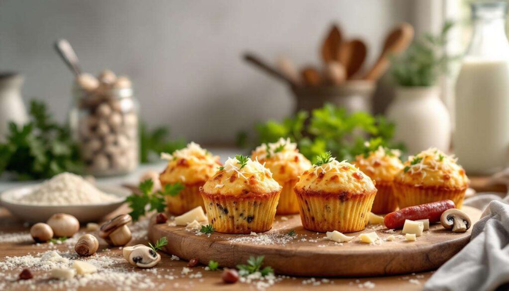 Muffin salati alla boscaiola: soffici, dorati e pronti in meno di mezz’ora