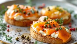 Crostini al salmone: una ricetta veloce per deliziare i tuoi ospiti con gusto e semplicità